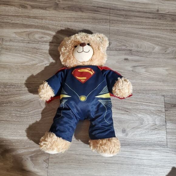 Build a Bear Superman With a red bear cape - Picture 2 of 3
